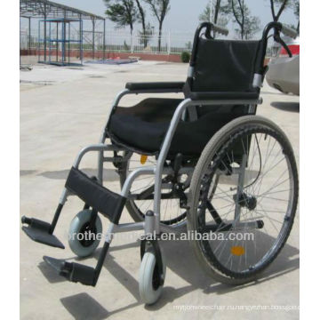 Новый дизайн алюминиевого кресла-коляски BME4635-002 Труба овальной формы Самый популярный светло-серый цвет